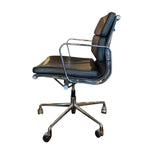 Load image into Gallery viewer, Side profile of chair with modern arm rest
