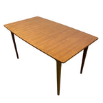 Load image into Gallery viewer, Teak Midcentury Wooden table with a white background
