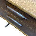 Load image into Gallery viewer, Wooden drawer with afromosia handles on a white background
