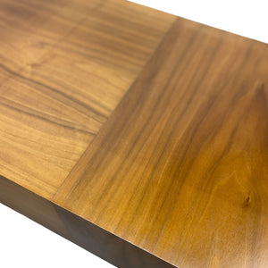 Close-up of a wooden surface with a visible grain pattern