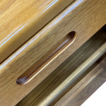 Load image into Gallery viewer, Close-up of a wooden drawer with a handle
