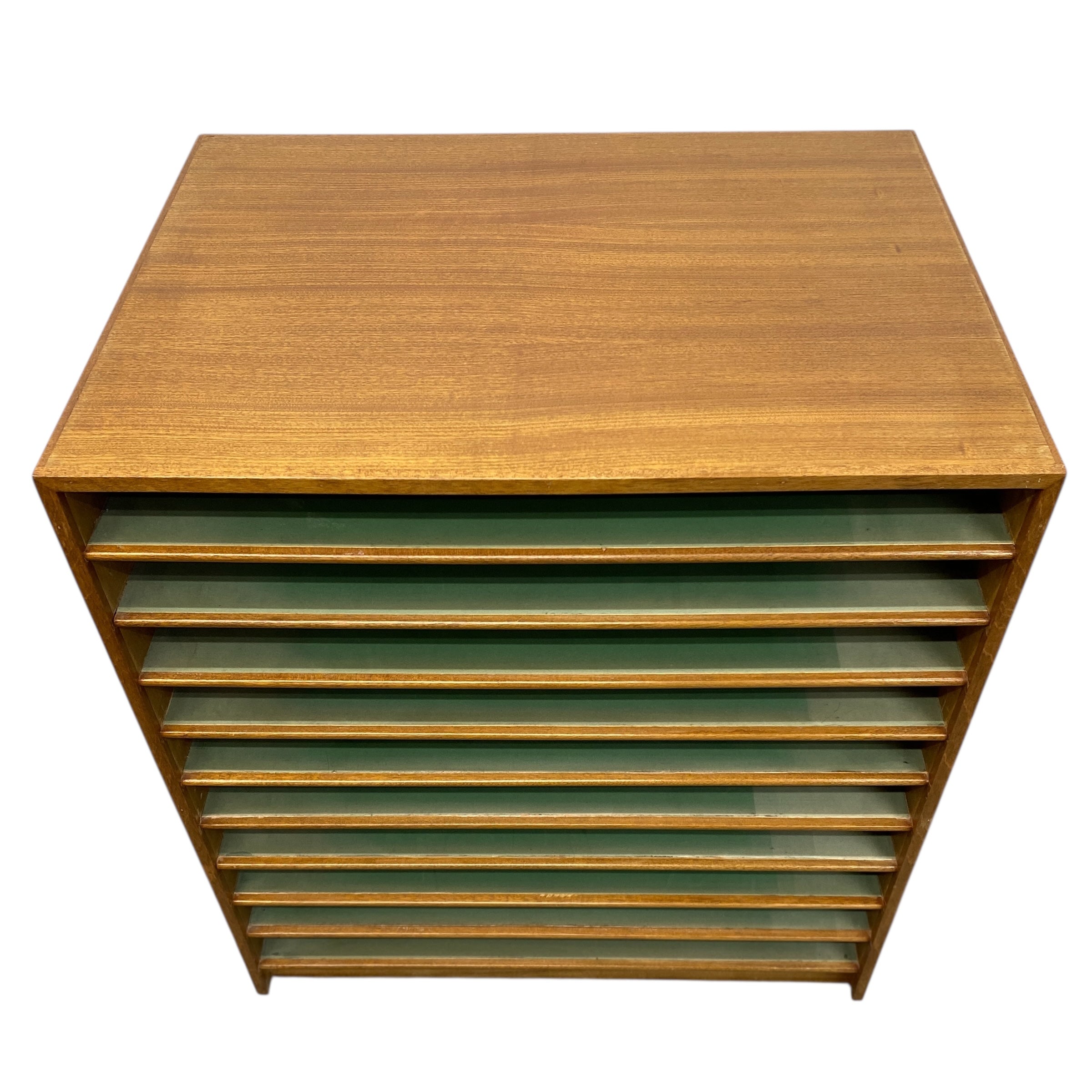 plan chest in teak 