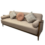 Load image into Gallery viewer, pink sofa three seater
