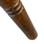 Load image into Gallery viewer, Close-up of a wooden handle with metal band on a white background
