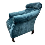 Load image into Gallery viewer, Blue Velvet Chair
