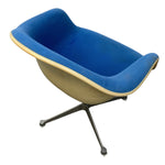 Load image into Gallery viewer, Blue Upholstered Herman Miller Eames Shell Chair
