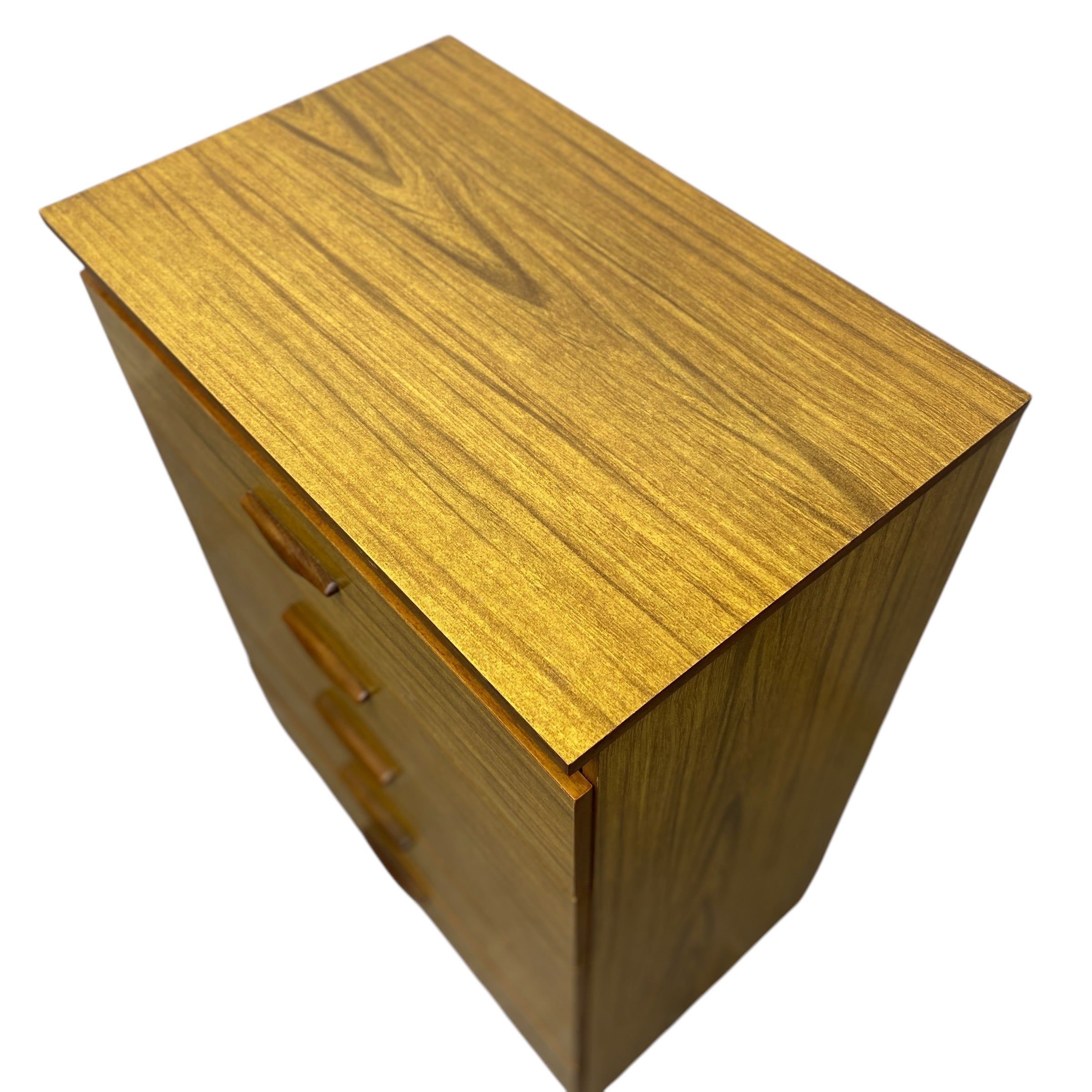 teak style chest drawers top brown beige