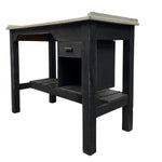 Load image into Gallery viewer, dark grey wooden vintage desk
