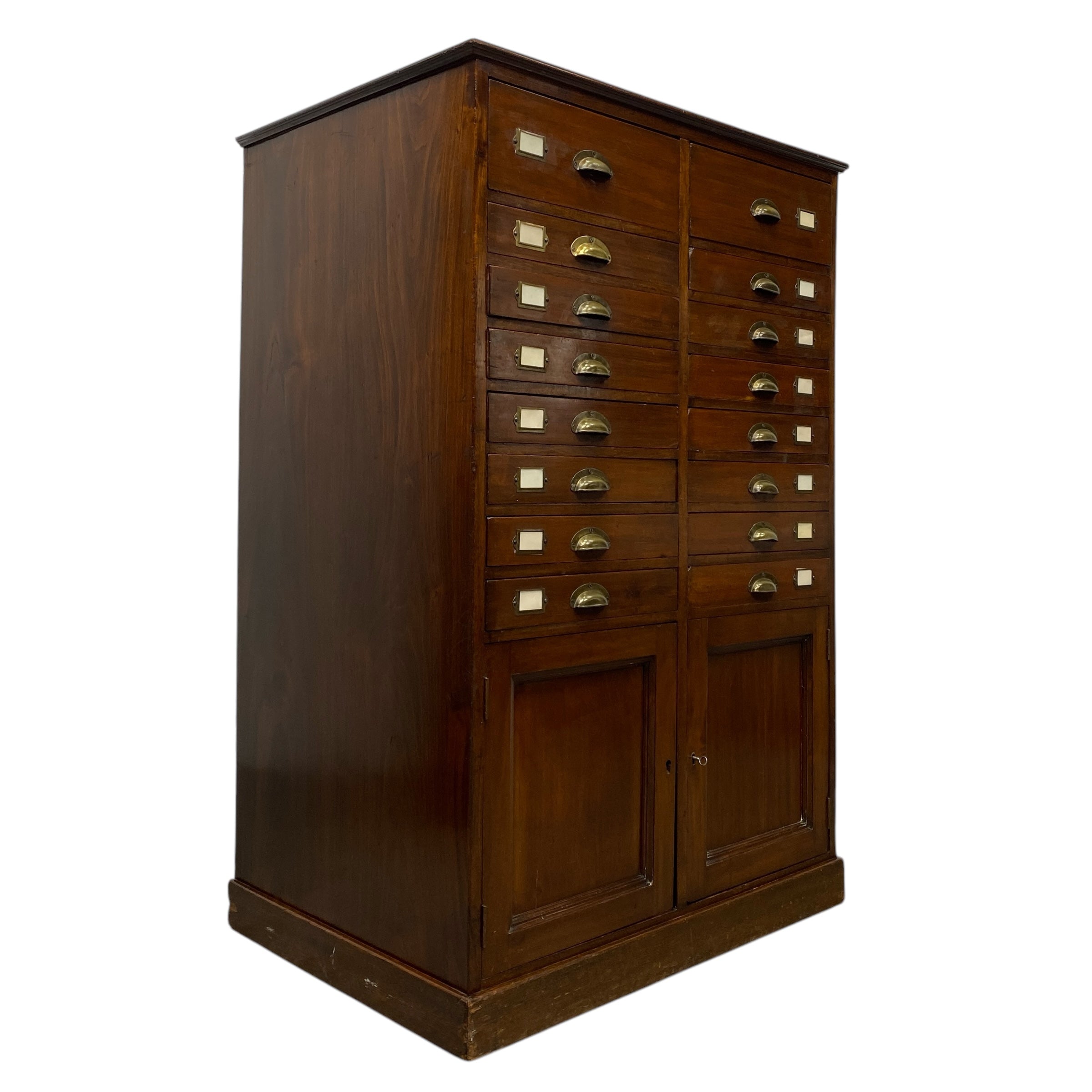 Mahogany Filing Drawers Antique