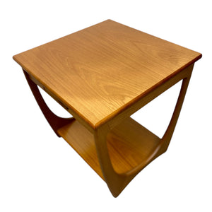 Faux Teak G Plan Astro Side Table Drawer