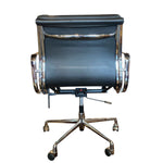 Load image into Gallery viewer, Rear view of chair, chromed handle and adjustment mechanism
