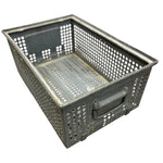 Load image into Gallery viewer, Metal perforated crates with handles
