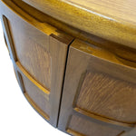 Load image into Gallery viewer, Close-up of a wooden barrel with metal hoops on a white background
