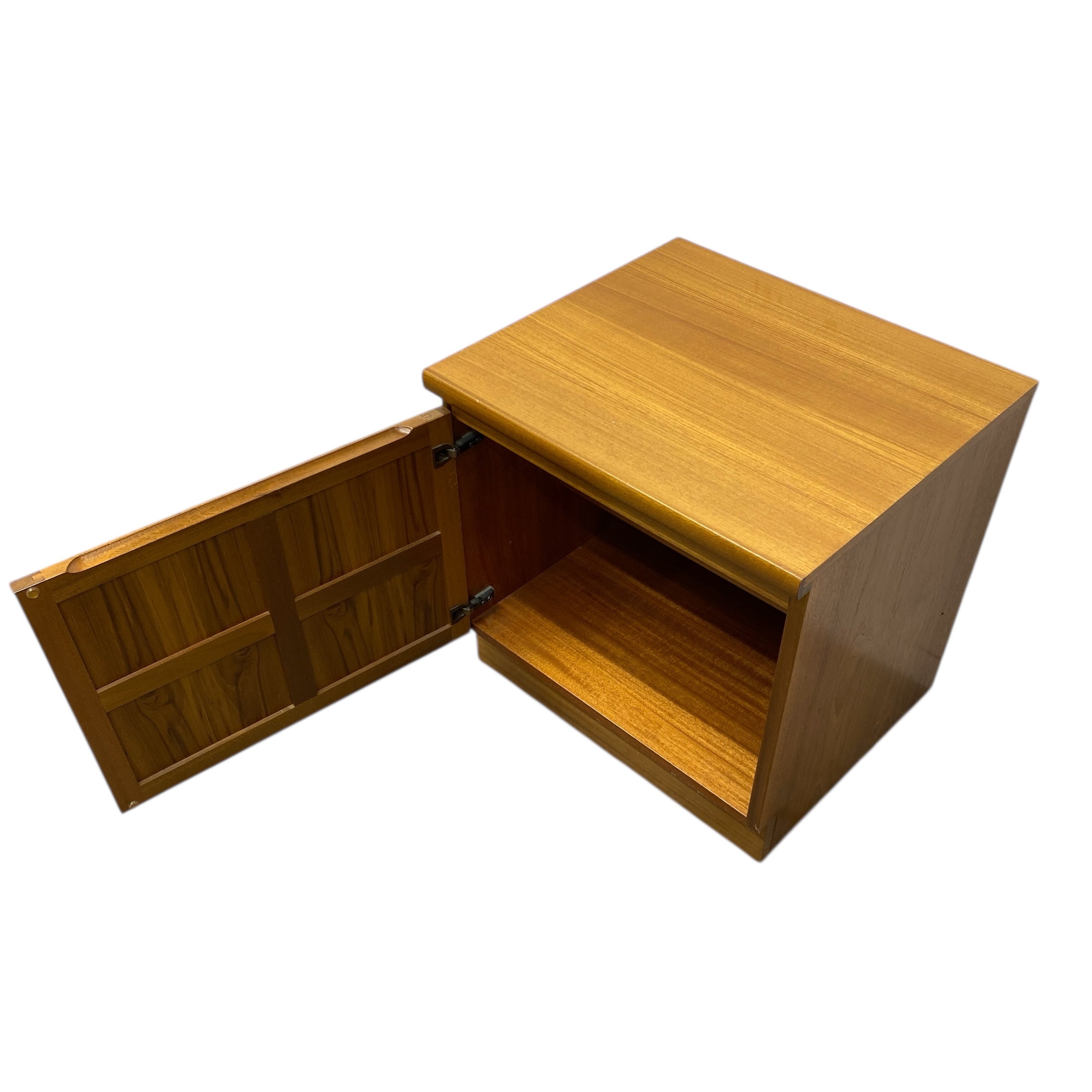 Nathan Squares Bedside Table Nightstand