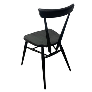 Black chair on a white background