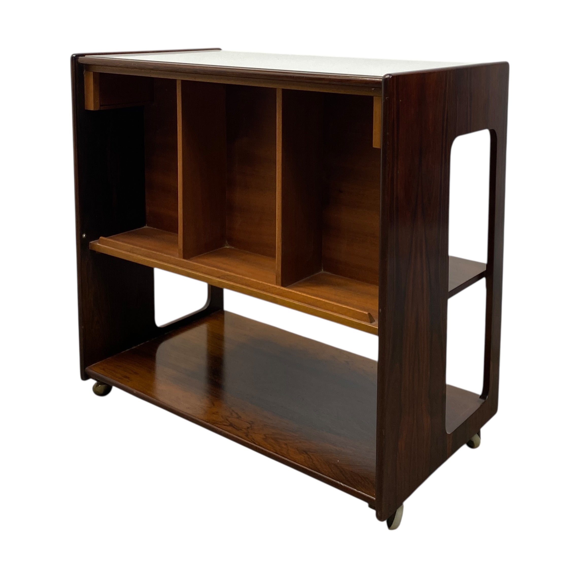 drinks trolley with compartments for drinks 