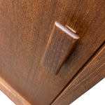Load image into Gallery viewer, Close-up of a wooden drawer with a handle on a white background
