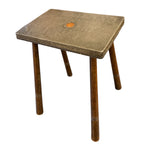 Load image into Gallery viewer, Small square table with wooden legs on a white background
