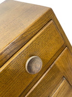 Load image into Gallery viewer, Close-up of a wooden drawer with a knob on a white background
