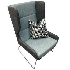 Seat Of Naughtone Hush Lounge Chair Wool Herman Miller Group