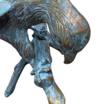 Load image into Gallery viewer, Head Of Vintage Eagle Brass Patina

