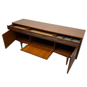 open drawers open cupboards sideboard