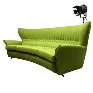 Green Sofa And Tripod Light