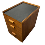 Load image into Gallery viewer, Black Formica op Midcentury Filing Cabinet

