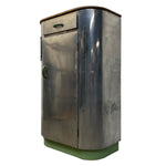 Load image into Gallery viewer, Metallic cylindrical object with a green base on a white background
