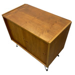 Load image into Gallery viewer, Wooden sideboard with a white background
