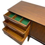 Load image into Gallery viewer, Wooden dresser with open drawers on a white background
