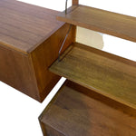 Load image into Gallery viewer, Wooden shelf with a white background
