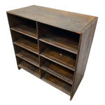 Load image into Gallery viewer, Wooden bookshelf with multiple shelves on a white background
