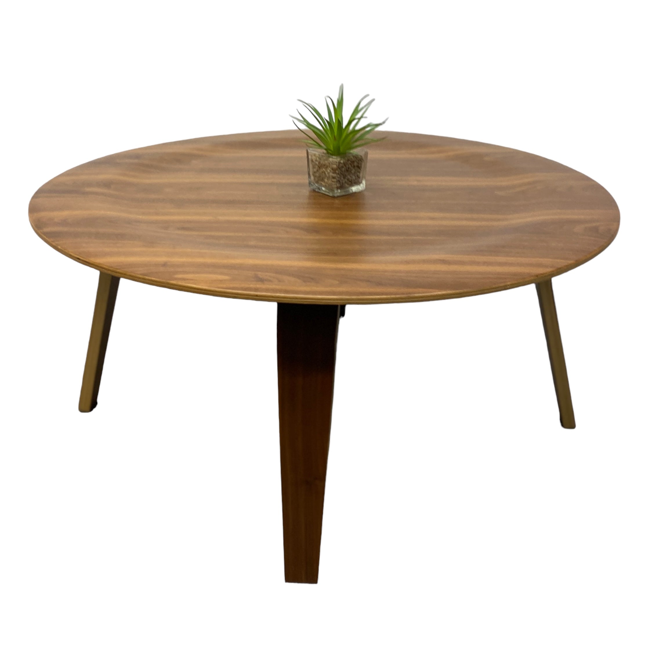 Splayed Legs Midcentury Style Coffee Table Walnut