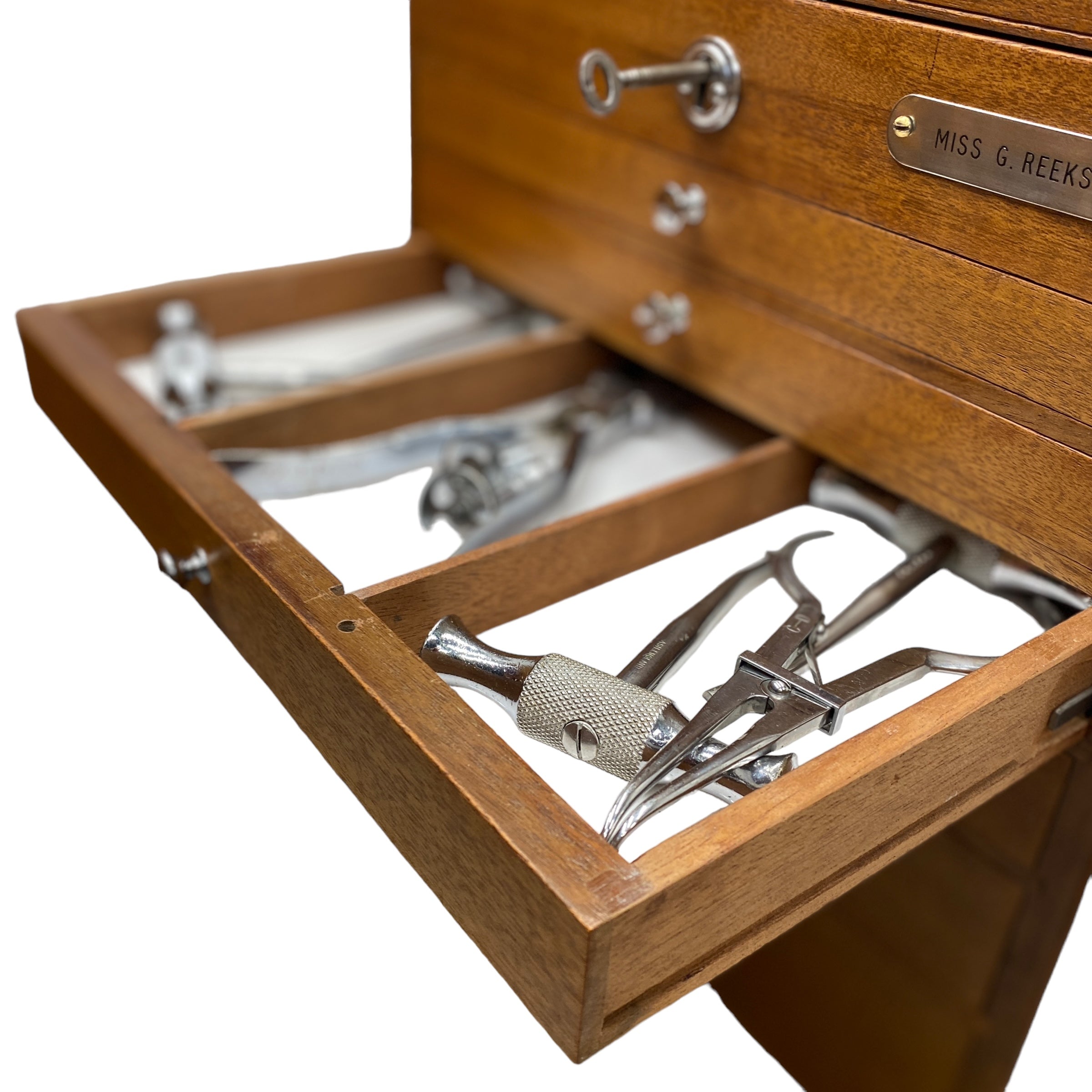 Open Drawer Dentist Equipment