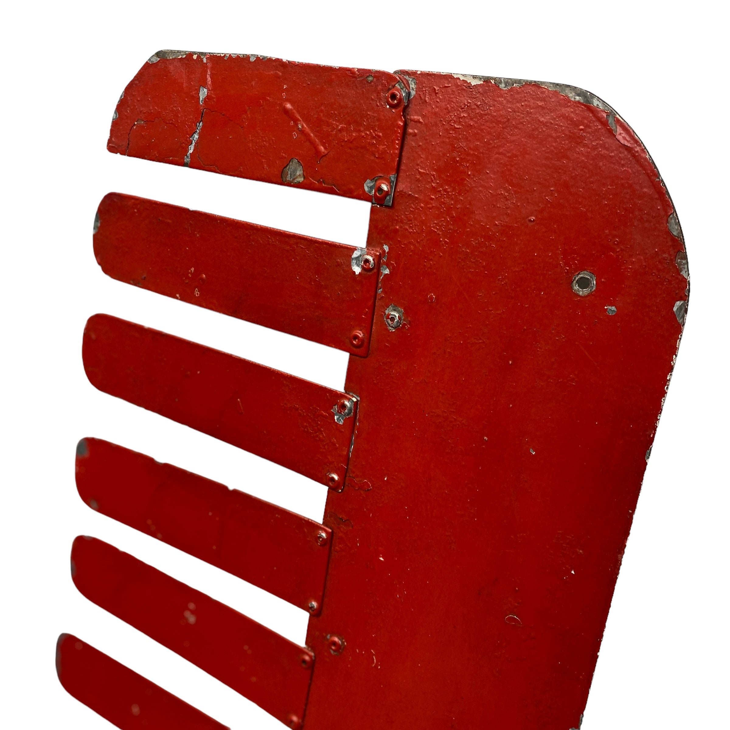 Red Galvanised Steel Comb