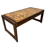 Load image into Gallery viewer, Tiled Top Vintage Tiled Coffee Table 70s
