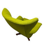 Load image into Gallery viewer, green winged chair
