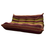 Load image into Gallery viewer, low frontal view of Triple three seater togo sofa piece

