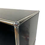 Load image into Gallery viewer, Metallic cube with reflective surface on a white background
