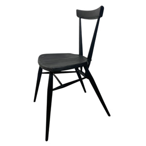 Black chair on a white background