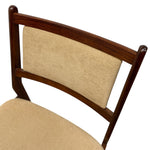 Load image into Gallery viewer, Chair with wooden backrest and beige seat on a white background
