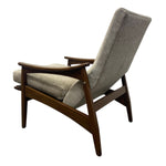 Load image into Gallery viewer, back rest of lounge chair with wooden arms and legs
