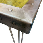 Load image into Gallery viewer, Desk Oak &amp; Copper Hairpin Legs
