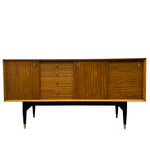 Load image into Gallery viewer, Front On Sideboard Teak White And Newton Brass Feet
