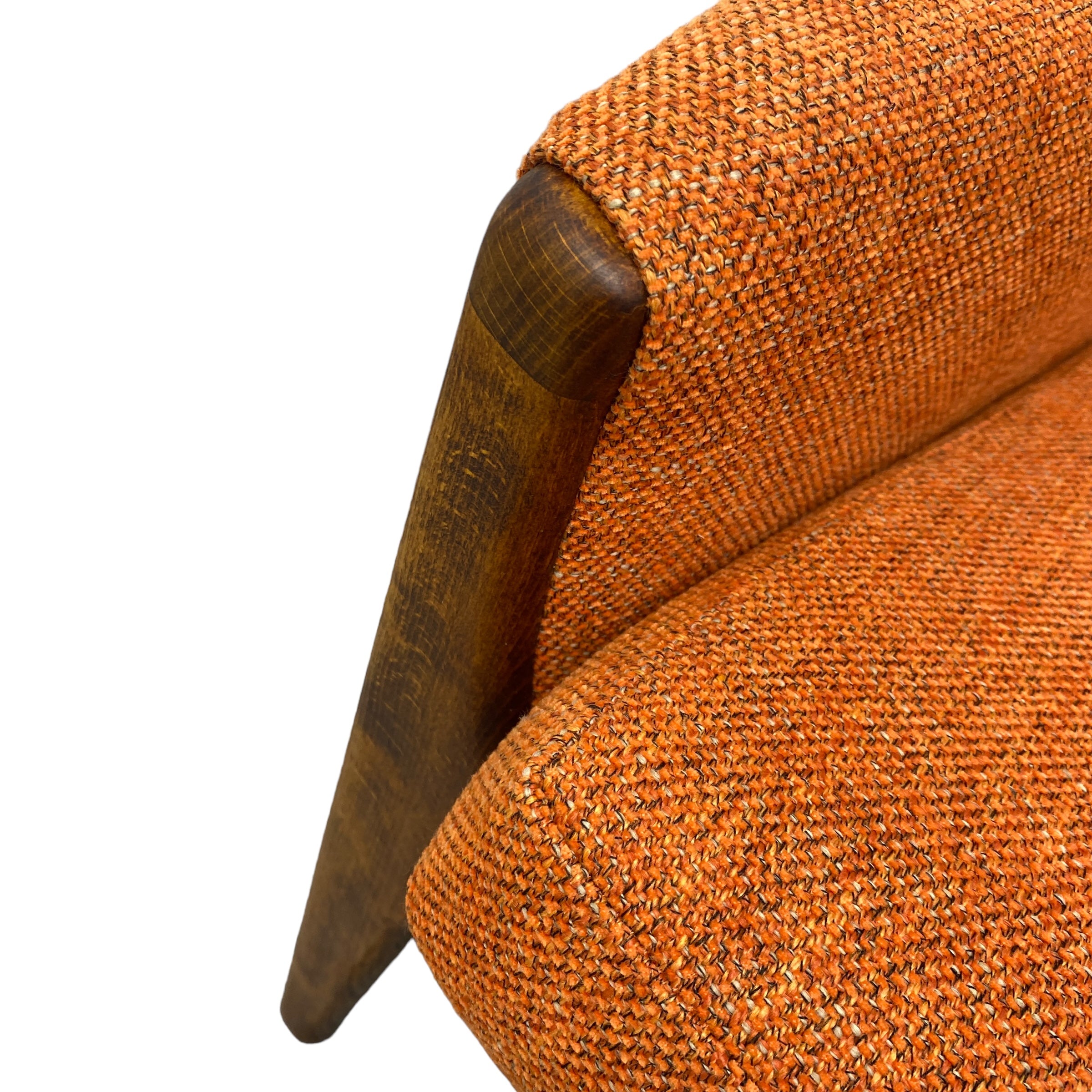 teak and camira fabric