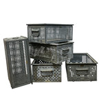 Load image into Gallery viewer, Industrial Metal Storage Crates Stackable 40s

