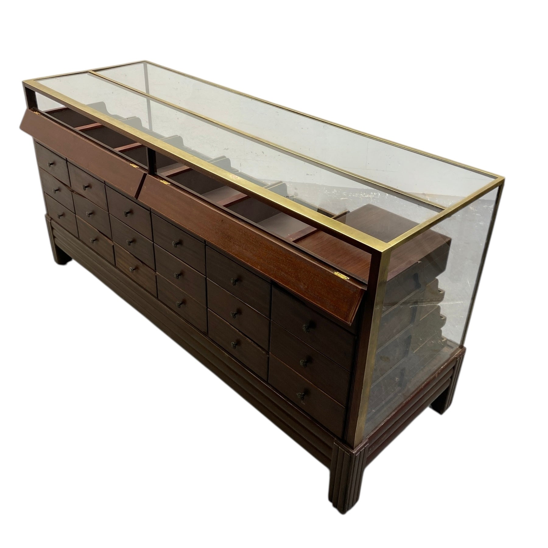 drop down storage cupboard