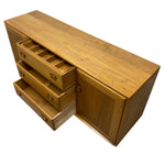 Load image into Gallery viewer, Wooden cabinet with drawers on a white background
