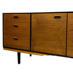 Load image into Gallery viewer, Teak and brown sideboard 
